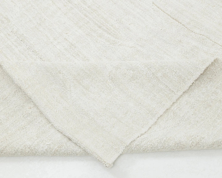Ivory Turkish Kilim Rug 8' 10" x 11' 10" Flat-Weave | No. VR58167