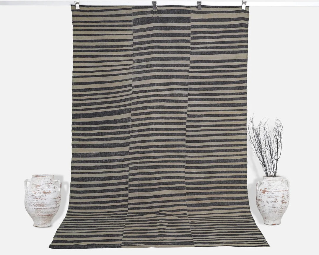 Multicolor Turkish Kilim Rug 5' 5" x 8' 11" Flat-Weave | No. VR58196