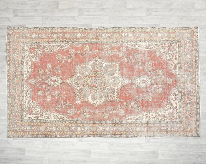 Neutral Oushak Rug 6' x 9' | No. VR58401