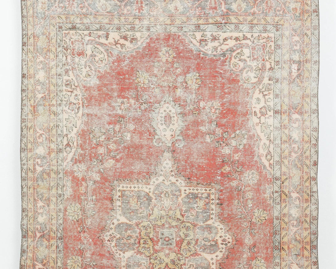 Neutral Oushak Rug 6' x 9' | No. VR58401