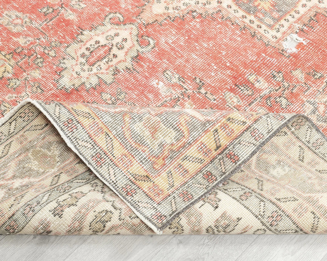 Neutral Oushak Rug 6' x 9' | No. VR58401