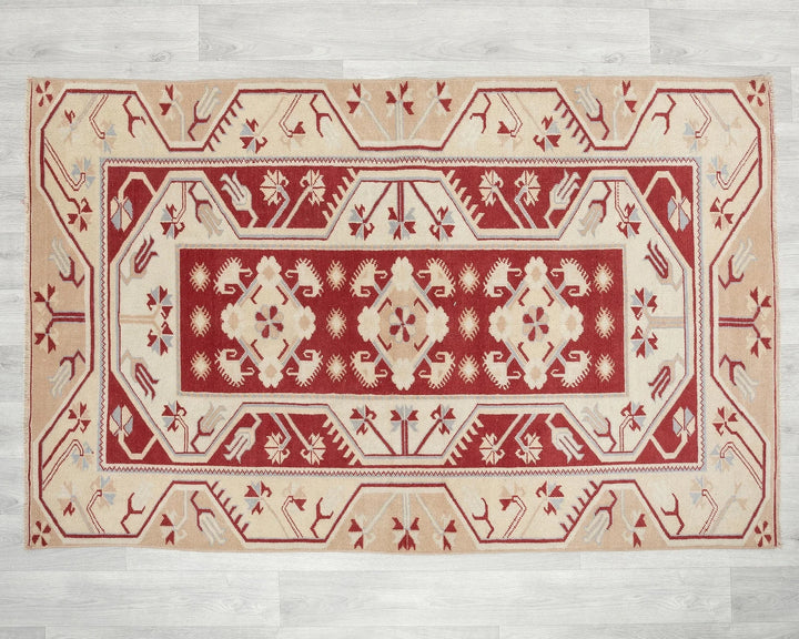 Oushak Rug 3' 5" x 5' 5" | No. VR58476