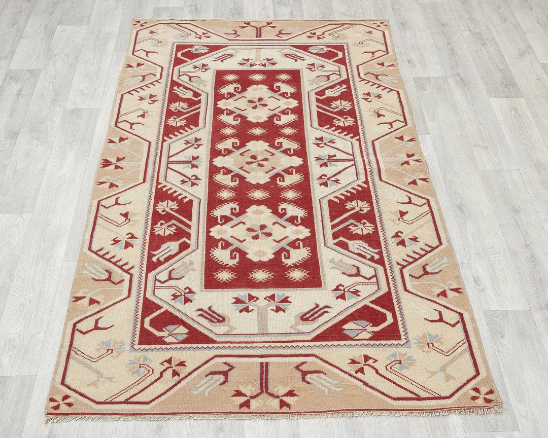 Oushak Rug 3' 5" x 5' 5" | No. VR58476
