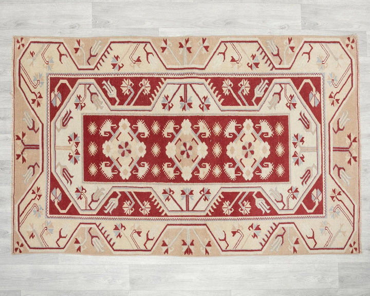 Oushak Rug 3' 5" x 5' 5" | No. VR58476