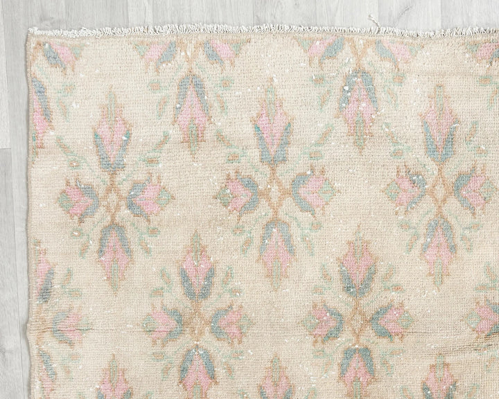 Multicolor Turkish Oushak Rug 6'5" x 9'1" Hand-Knotted | No. VR58505