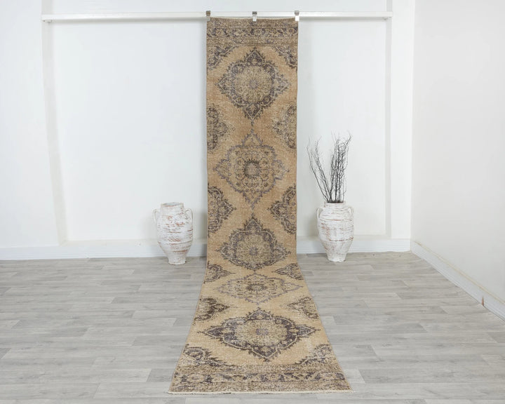 Beige Runner Rug 2' 7" x 13' 1" | No. VR58667