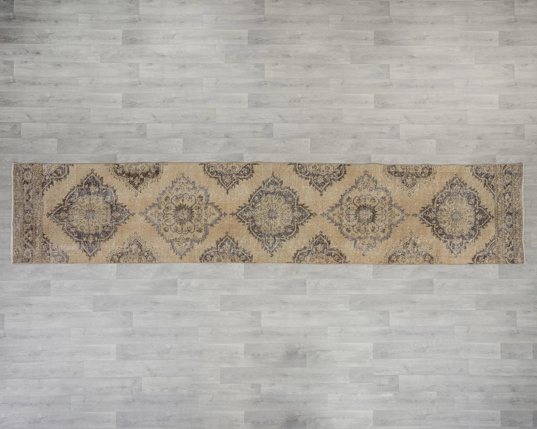Beige Runner Rug 2' 7" x 13' 1" | No. VR58667