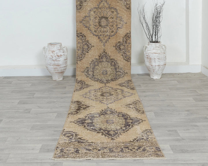 Beige Runner Rug 2' 7" x 13' 1" | No. VR58667