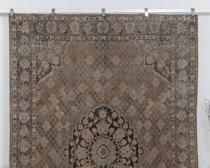 Multicolor Turkish Oushak Rug 6'9" x 10'2" Hand-Knotted | No. VR58676