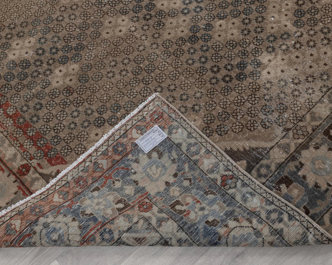 Multicolor Turkish Oushak Rug 6'9" x 10'2" Hand-Knotted | No. VR58676