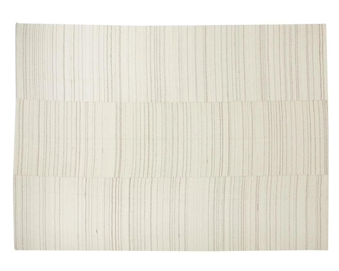 Beige Turkish Kilim Rug 10' x 13' 6" Flat-Weave view 9