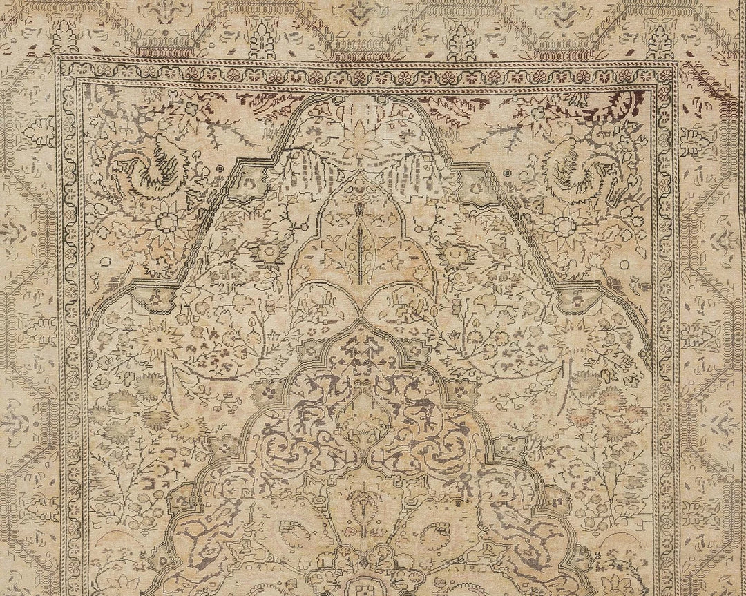 Multicolor Turkish Oushak Rug 6'5" x 9'6" Hand-Knotted view