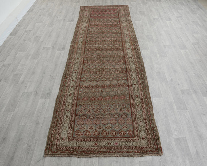 Brown Runner Rug 3' 9" x 11' 4" | No. VR58941