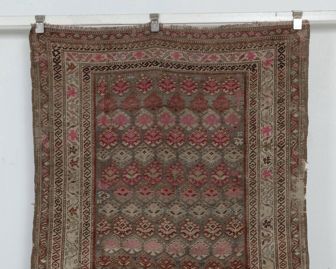 Brown Runner Rug 3' 9" x 11' 4" | No. VR58941