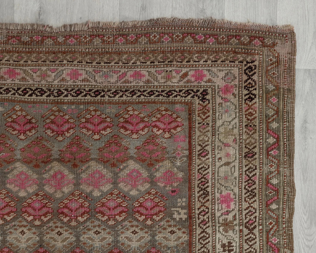 Brown Runner Rug 3' 9" x 11' 4" | No. VR58941