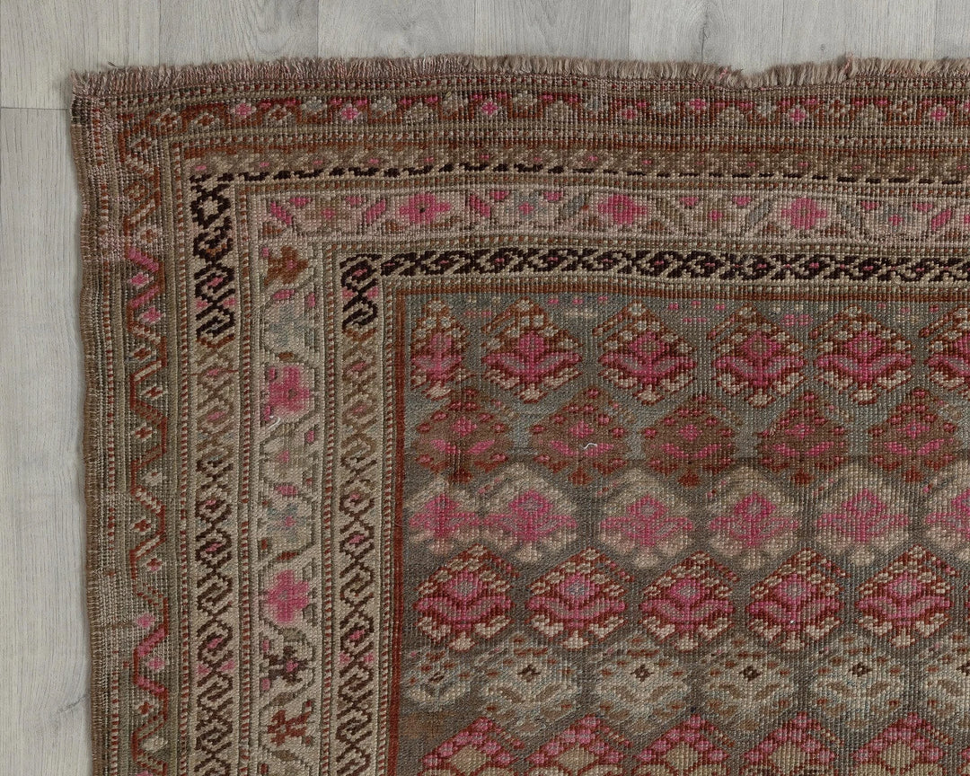 Brown Runner Rug 3' 9" x 11' 4" | No. VR58941