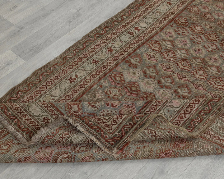 Brown Runner Rug 3' 9" x 11' 4" | No. VR58941