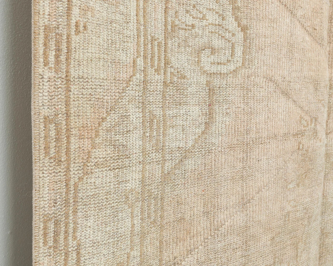 Brown Turkish Oushak Rug 5' 1" x 9' 8" Hand-Knotted | No. VR59065