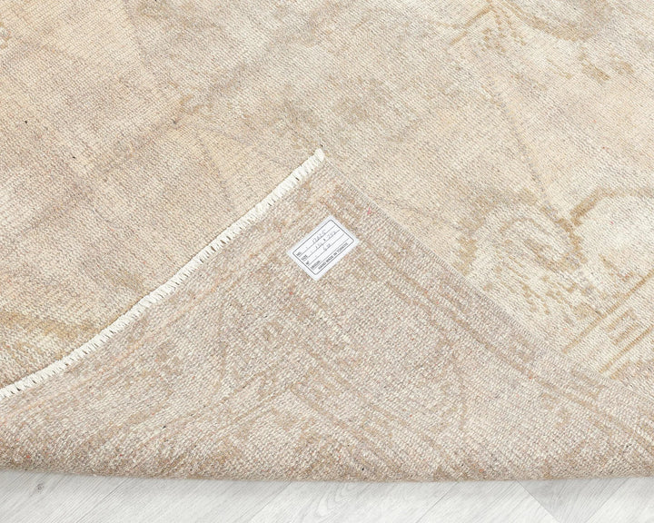 Brown Turkish Oushak Rug 5' 1" x 9' 8" Hand-Knotted | No. VR59065