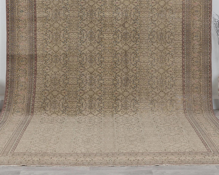 Multicolor Turkish Oushak Rug 8' 5" x 10' 8" Hand-Knotted | No. VR59140