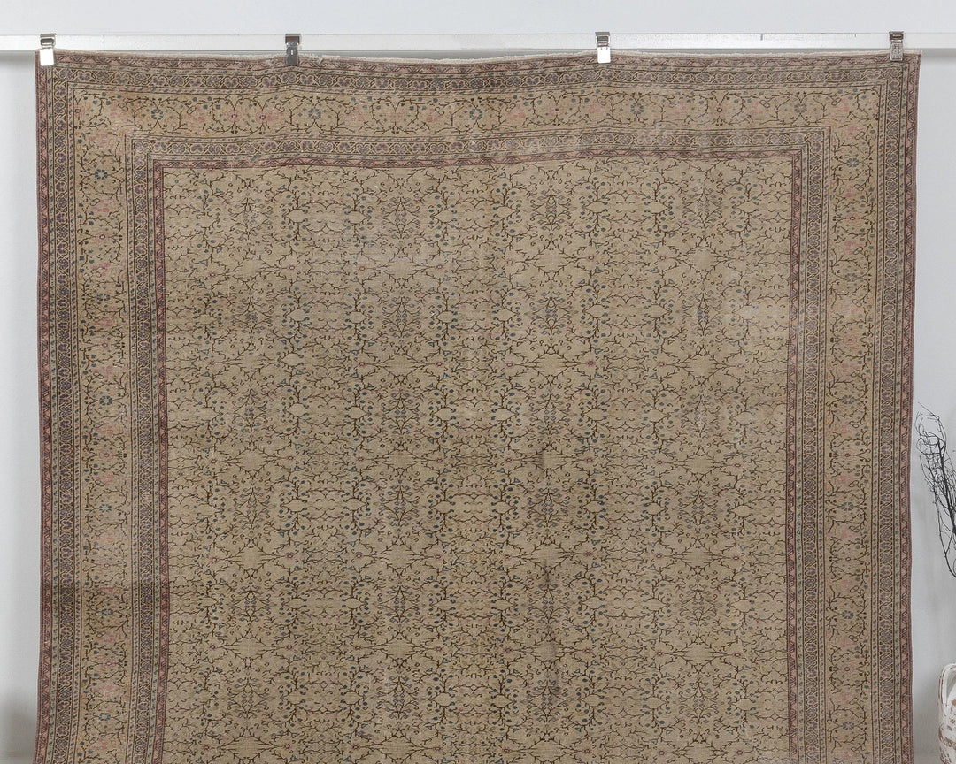 Multicolor Turkish Oushak Rug 8' 5" x 10' 8" Hand-Knotted | No. VR59140