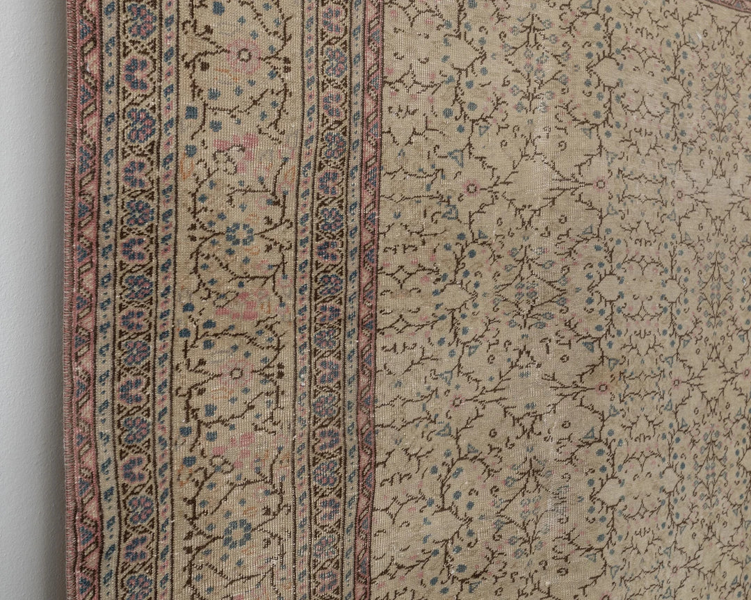 Multicolor Turkish Oushak Rug 8' 5" x 10' 8" Hand-Knotted | No. VR59140