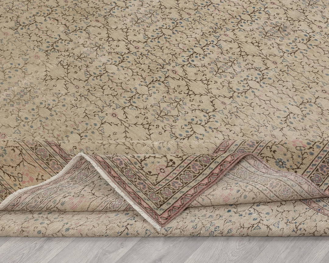 Multicolor Turkish Oushak Rug 8' 5" x 10' 8" Hand-Knotted | No. VR59140