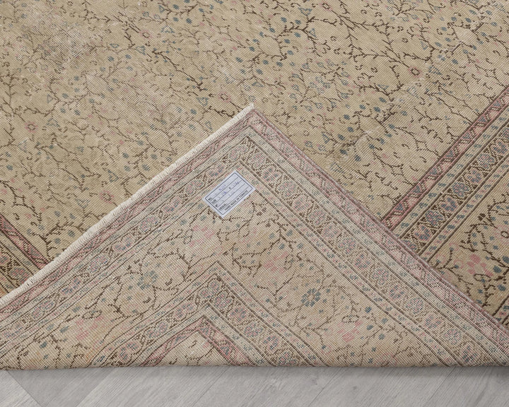 Multicolor Turkish Oushak Rug 8' 5" x 10' 8" Hand-Knotted | No. VR59140