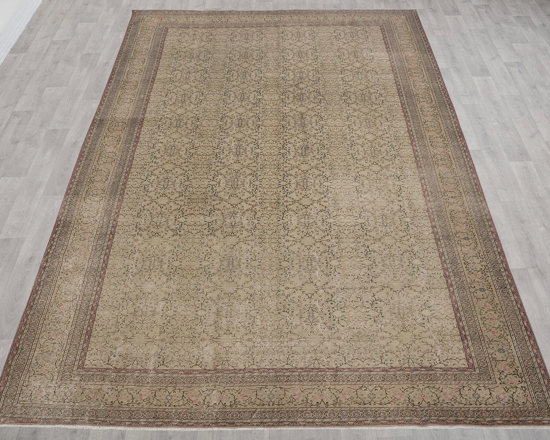Multicolor Turkish Oushak Rug 8' 5" x 10' 8" Hand-Knotted | No. VR59140