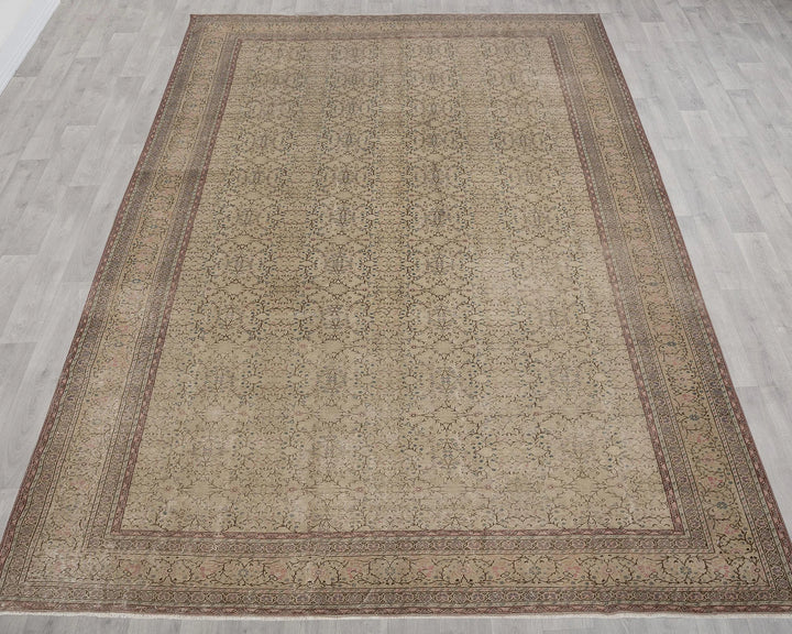 Multicolor Turkish Oushak Rug 8' 5" x 10' 8" Hand-Knotted | No. VR59140