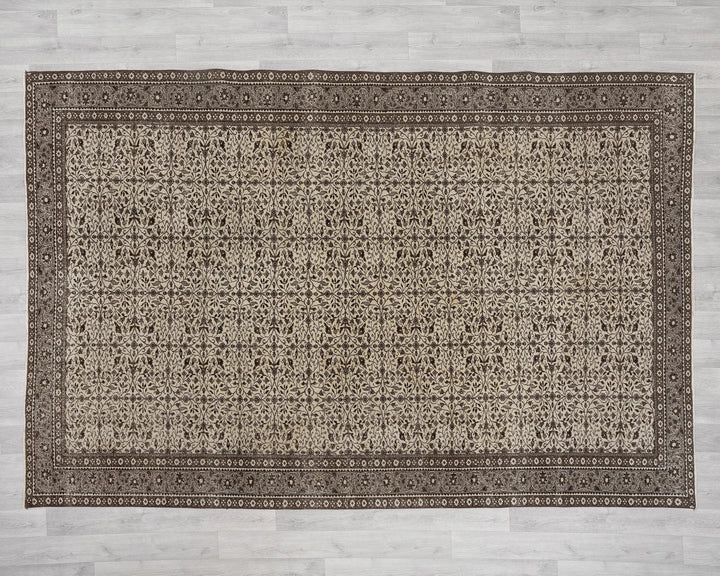 Multicolor Turkish Oushak Rug 6' 6" x 9' 6" Hand-Knotted | No. VR59339