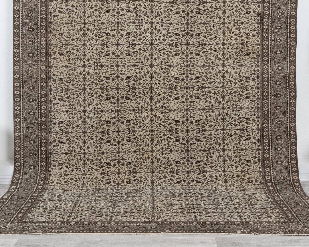 Multicolor Turkish Oushak Rug 6' 6" x 9' 6" Hand-Knotted | No. VR59339