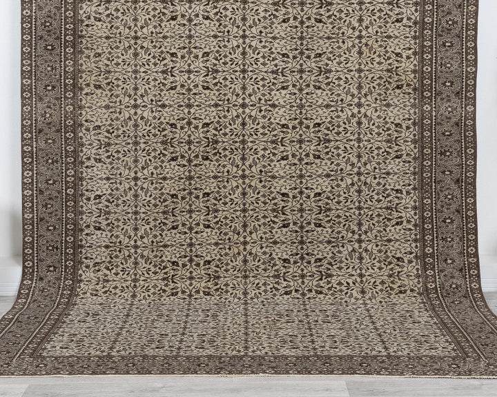 Multicolor Turkish Oushak Rug 6' 6" x 9' 6" Hand-Knotted | No. VR59339