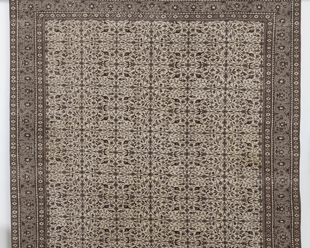 Multicolor Turkish Oushak Rug 6' 6" x 9' 6" Hand-Knotted | No. VR59339