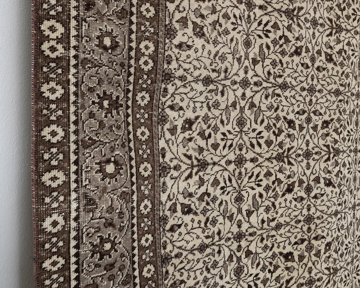 Multicolor Turkish Oushak Rug 6' 6" x 9' 6" Hand-Knotted | No. VR59339