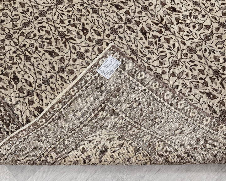 Multicolor Turkish Oushak Rug 6' 6" x 9' 6" Hand-Knotted | No. VR59339