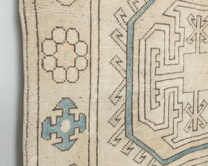 Multicolor Turkish Oushak Rug 3'11" x 6'6" Hand-Knotted | No. VR59372