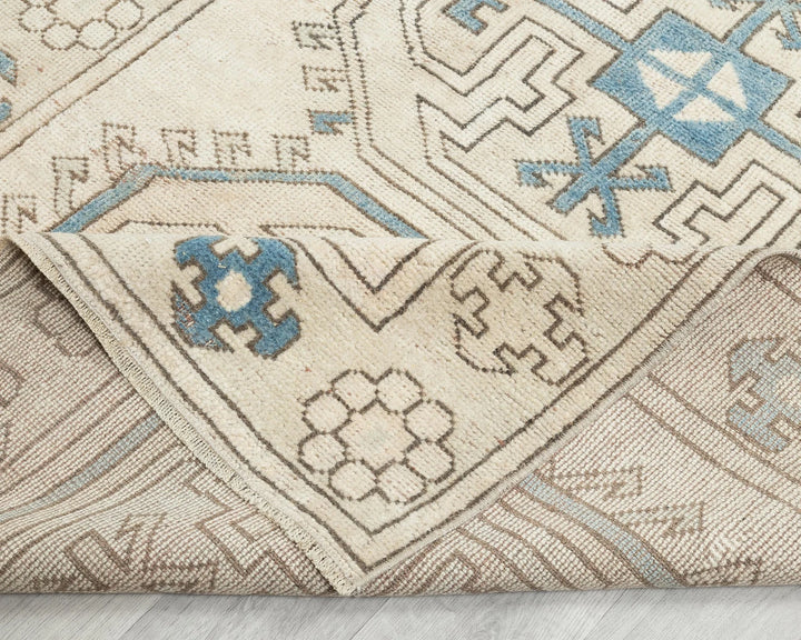 Multicolor Turkish Oushak Rug 3'11" x 6'6" Hand-Knotted | No. VR59372
