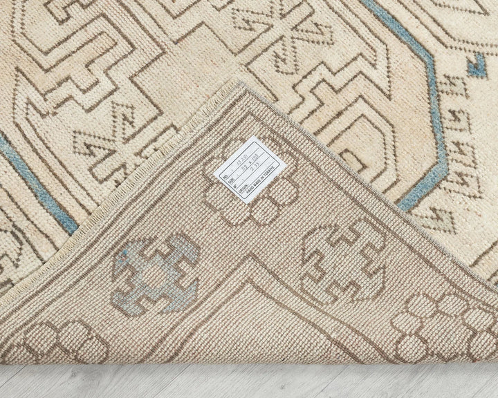Multicolor Turkish Oushak Rug 3'11" x 6'6" Hand-Knotted | No. VR59372