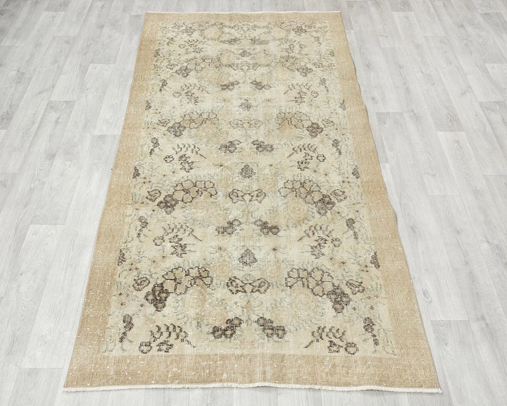 Multicolor Turkish Oushak Rug 3' 8" x 6' 8" Hand-Knotted | No. VR59417