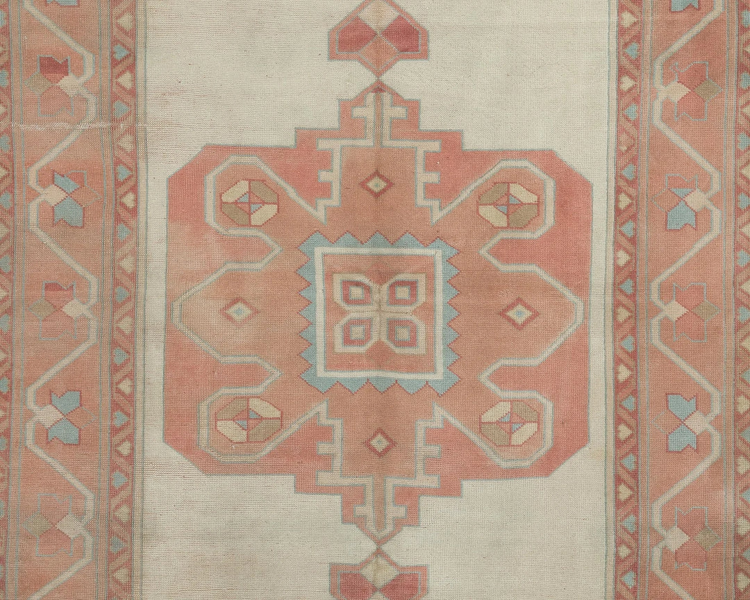 Multicolor Turkish Oushak Rug 5' 1" x 7' 5" Hand-Knotted | No. VR59489