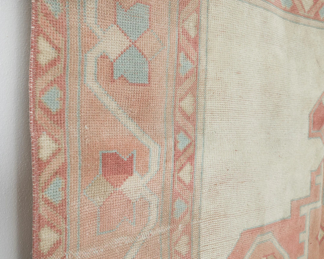 Multicolor Turkish Oushak Rug 5' 1" x 7' 5" Hand-Knotted | No. VR59489