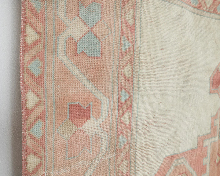 Multicolor Turkish Oushak Rug 5' 1" x 7' 5" Hand-Knotted | No. VR59489