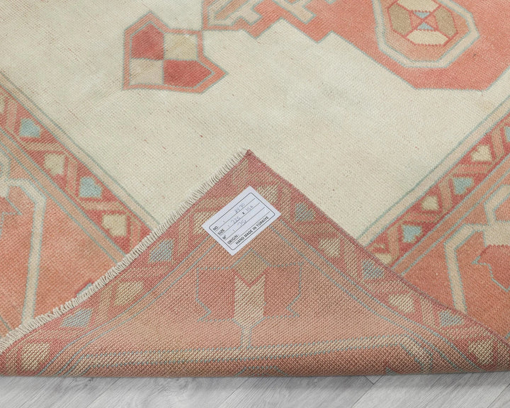 Multicolor Turkish Oushak Rug 5' 1" x 7' 5" Hand-Knotted | No. VR59489