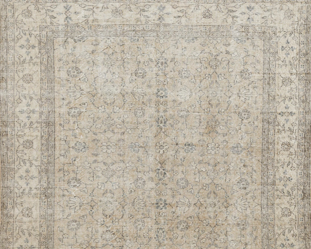 Multicolor Turkish Oushak Rug 7' x 10' Hand-Knotted | No. VR59494