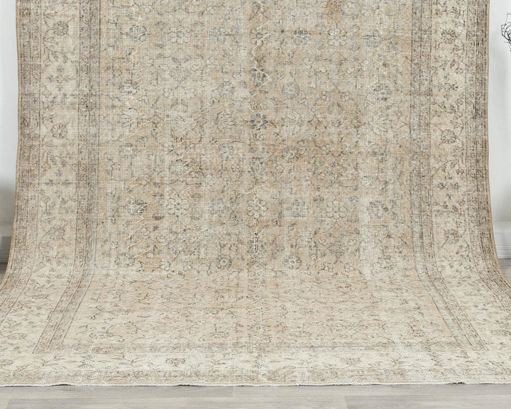 Multicolor Turkish Oushak Rug 7' x 10' Hand-Knotted | No. VR59494