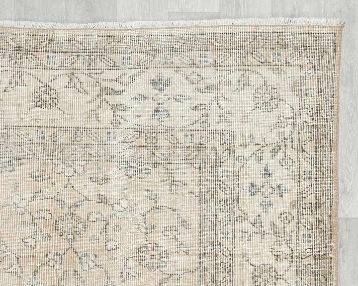 Multicolor Turkish Oushak Rug 7' x 10' Hand-Knotted | No. VR59494