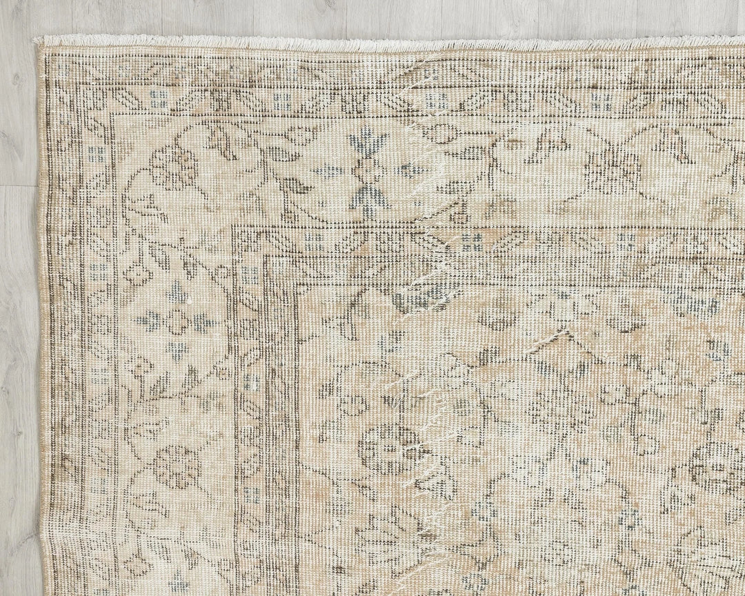 Multicolor Turkish Oushak Rug 7' x 10' Hand-Knotted | No. VR59494