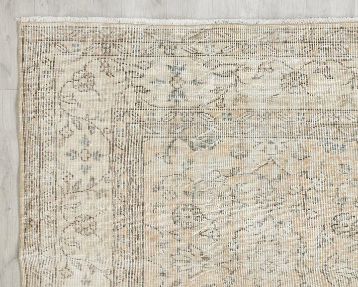 Multicolor Turkish Oushak Rug 7' x 10' Hand-Knotted | No. VR59494