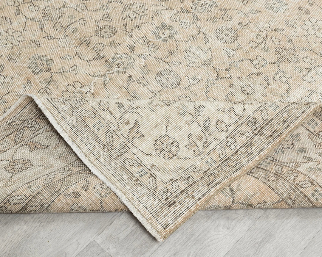 Multicolor Turkish Oushak Rug 7' x 10' Hand-Knotted | No. VR59494